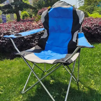 Portabil îngroșat scaun pliant pentru camping în aer liber scaun