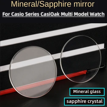 Oglindă de Sticlă safir pentru Casio Seria GST GST-B400 B100 B200 Minerale Lentilă de Sticlă de Înlocuire Caz, Cadran Protectie Oglinda Masca