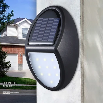 3PCS Kit LED-uri Solare Lampă de Perete 5W Exterior IP65 rezistent la apa de Siguranță Iluminat cu LED de Încărcare Solară de Protecție a Mediului de Energie Lumini