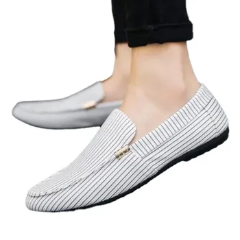 Primavara-Vara Mocasini Barbati de Mari Dimensiuni 38-46 Ușoare și Confortabile Pantofi Plat Bărbați Respirabil Non-alunecare Moale Casual Pantofi de Panza