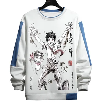 noul hanorac Anime Sarazanmai Cosplay pulover Casual Cerneală pictura spălare hoodie Bărbați Femei hoodie