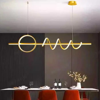 Sala de mese modernă lamparas decoracion hogar moderno inteligent Pandantiv lumini decor salon de Candelabre pentru sala de mese