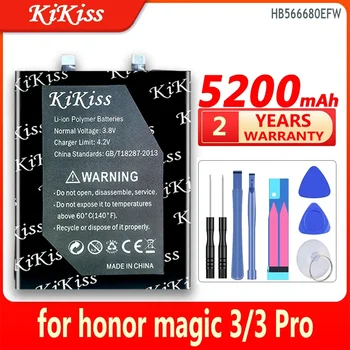 KiKiss Baterie Li-ion HB566680EFW 5200mAh pentru onoare magic 3 pro 3pro magic3 magic3 pro magic3 Bateria