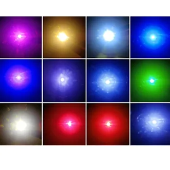 10buc Diodă LED 3W Alb Verde Roșu Portocaliu Albastru UV RGB de Mare Putere Margele 3Watt Light-Emitting-Diode Luminozitate Alta Luminosidad