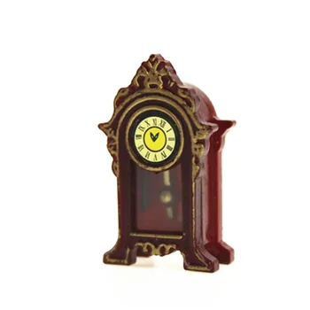1/12 Casa Papusa in Miniatura din Lemn Ceas cu Pendul de Simulare Mobilier Model Jucării pentru Mini-casă de Păpuși Decor Accesorii