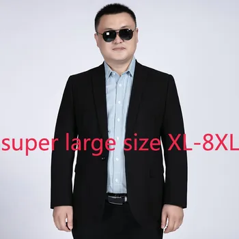 New Sosire Moda Suepr Mare Super-Mari Bărbați la Modă Costum Casual Bărbați Blazer Plus Dimensiune XL 2XL 3XL 4XL 5XL 6XL 7XL 8XL