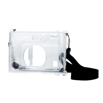 Pentru Fujifilm EVO Mini Portabil aparat de Fotografiat Transparent pentru Caz Praf Capac de Protectie Practic Usoare cu Curea 51BE