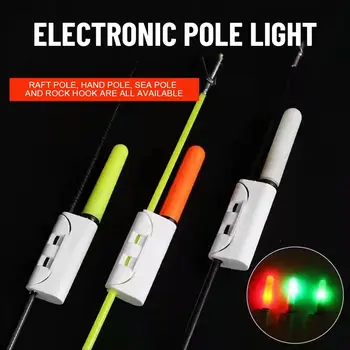 5pcs Pescuit Electronice Rod Luminos Stick de Lumină LED Detașabil, rezistent la apa Float Aborda Noapte Aborda Plastic