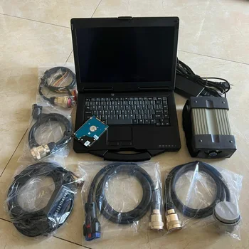 MB Star C3 Diagnosticare Auto SD C3 Compact Multiplexor cu Cabluri Software-ul de HDD în Toughbook CF-53 i5 8G Laptop Plug and Play
