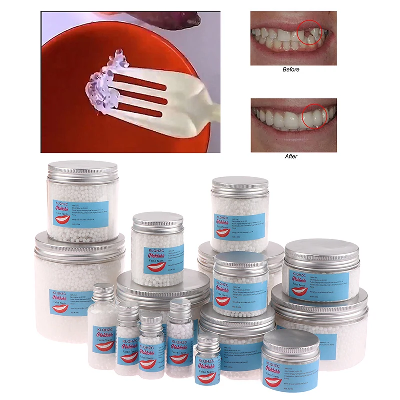 Dinte Temporar Kit De Reparare Dinți Și Lacune Dinți Falși Lipici Solid Adeziv Proteza De Dinti De Albire Dentară Cosmetică