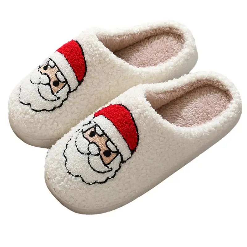 Santa Papuci De Crăciun Casa Pantofi Pantofi De Crăciun Moș Papuci De Casă Anti-Alunecare Papuci De Interior Iarna Cald Confortabil Prewalkes