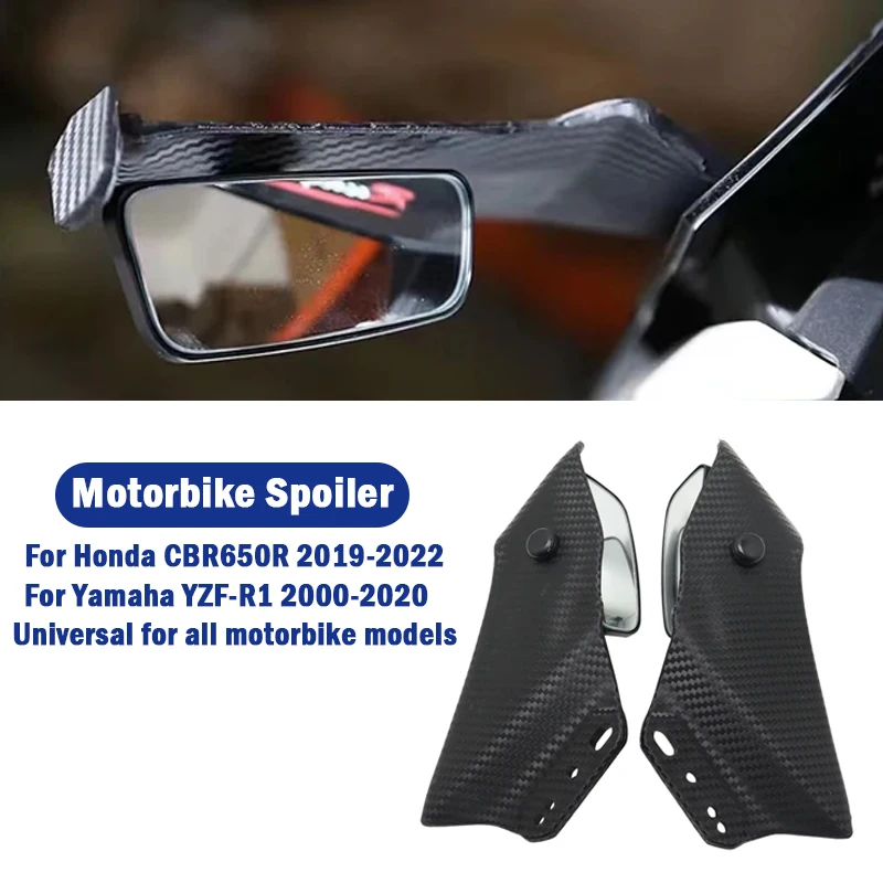 Pentru Honda CBR650R 2019-2022 CBR600RR CBR1000RR Motocicleta Retrofit Laterale Reglabile Spoiler Fix Vântului Aripă Oglinda Partea de Carenaj