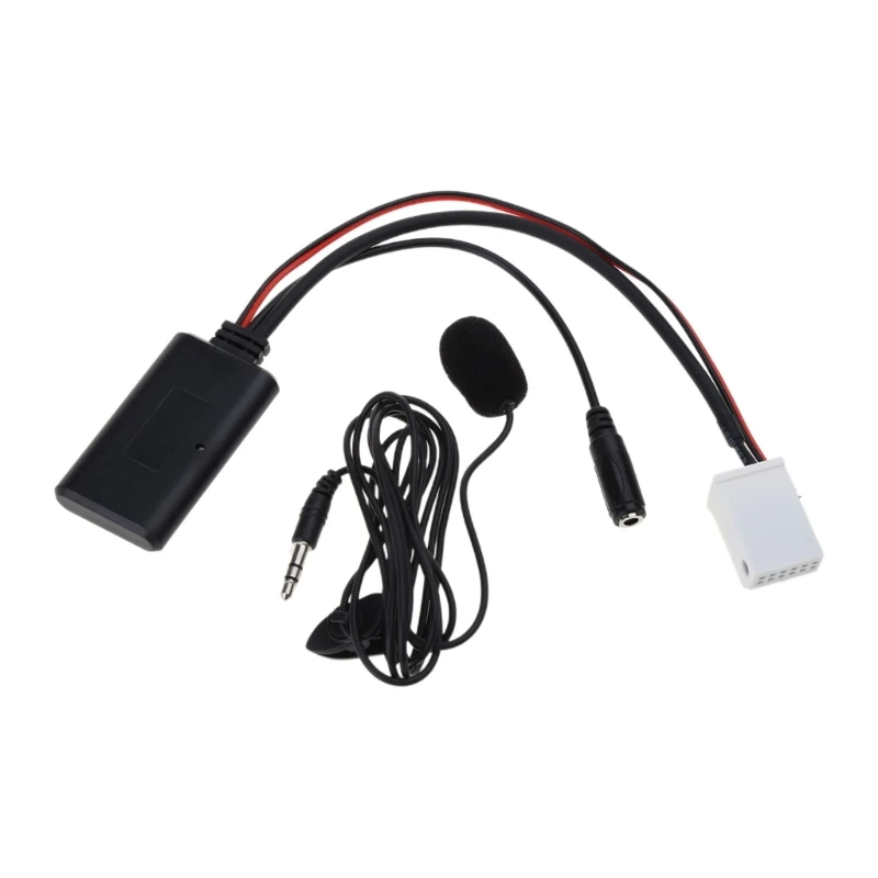 094D Antiuzura Auto Cablu 12Pin AUX-in Fir Bluetooth-Adaptor compatibil pentru 207